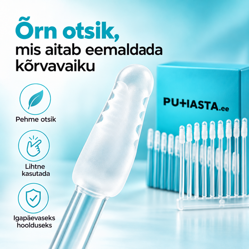 Puhasta™ Kõrvapuhastuspulgad
